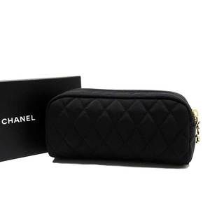 Chanel Multi-case Pouch Nylon Black